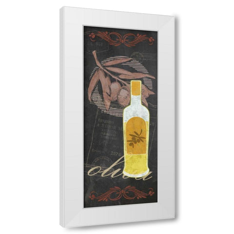 Olive Oil B White Modern Wood Framed Art Print by Gibbons, Lauren