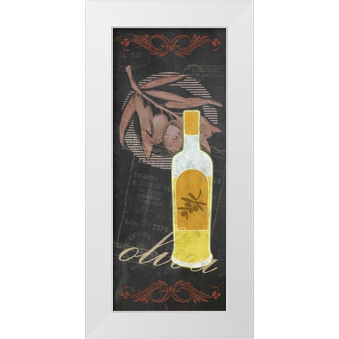 Olive Oil B White Modern Wood Framed Art Print by Gibbons, Lauren