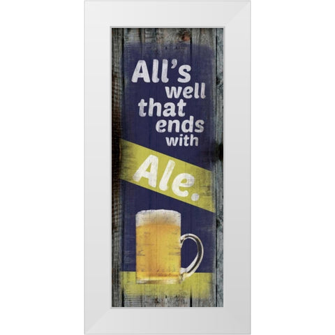 Ale White Modern Wood Framed Art Print by Gibbons, Lauren