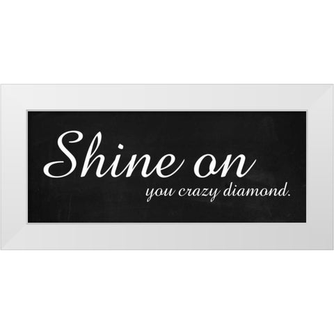 Shine On White Modern Wood Framed Art Print by Gibbons, Lauren