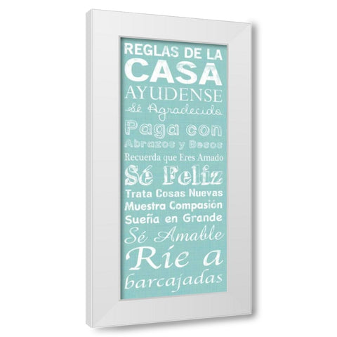 Spanish House White Modern Wood Framed Art Print by Gibbons, Lauren