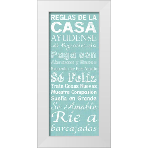 Spanish House White Modern Wood Framed Art Print by Gibbons, Lauren