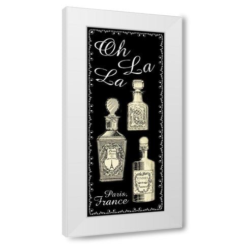 Perfume 1 White Modern Wood Framed Art Print by Gibbons, Lauren