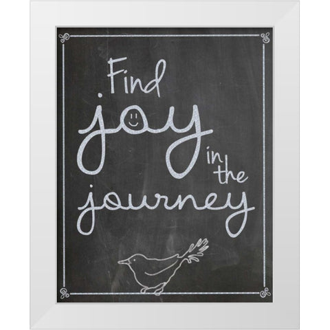 FJJ Sparrow White Modern Wood Framed Art Print by Gibbons, Lauren