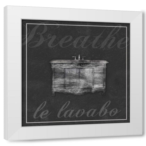 French Sink White Modern Wood Framed Art Print by Gibbons, Lauren