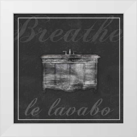 French Sink White Modern Wood Framed Art Print by Gibbons, Lauren