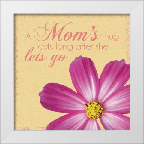 After She Lets Go White Modern Wood Framed Art Print by Gibbons, Lauren