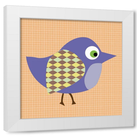 Harlow Bird White Modern Wood Framed Art Print by Gibbons, Lauren