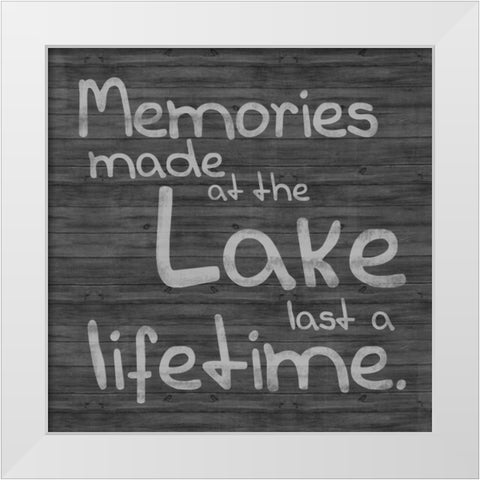 Lake White Modern Wood Framed Art Print by Gibbons, Lauren