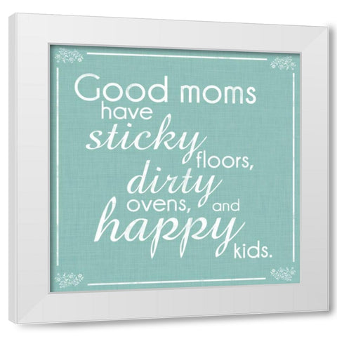 Good Moms 2 White Modern Wood Framed Art Print by Gibbons, Lauren