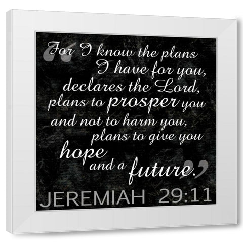 Future Religious BW2 White Modern Wood Framed Art Print by Gibbons, Lauren