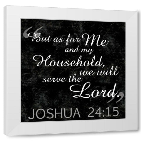 Household Religious BW4 White Modern Wood Framed Art Print by Gibbons, Lauren