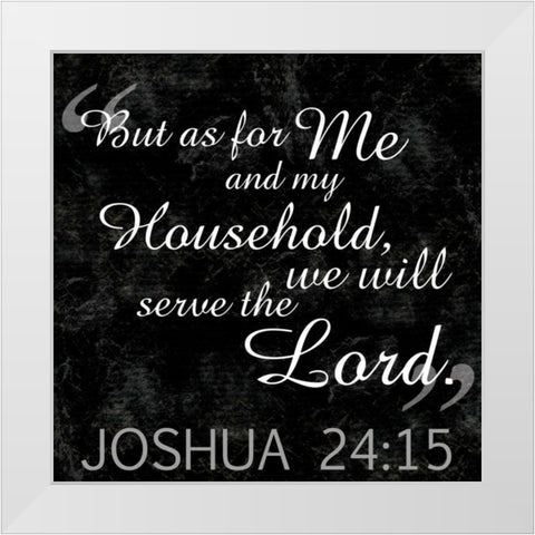 Household Religious BW4 White Modern Wood Framed Art Print by Gibbons, Lauren