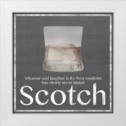 Scotch White Modern Wood Framed Art Print by Gibbons, Lauren
