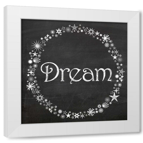 Dream Stars White Modern Wood Framed Art Print by Gibbons, Lauren