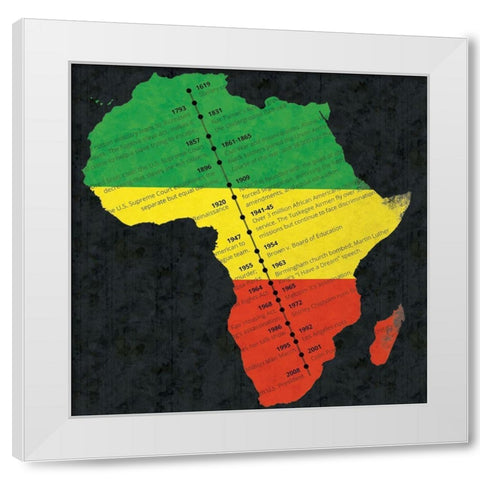 History White Modern Wood Framed Art Print by Gibbons, Lauren