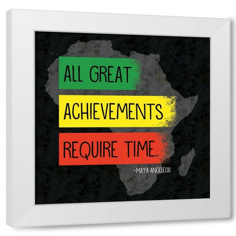 Quote 2 Maya White Modern Wood Framed Art Print by Gibbons, Lauren