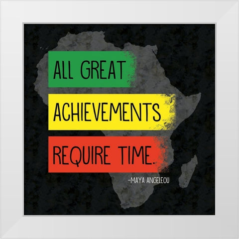 Quote 2 Maya White Modern Wood Framed Art Print by Gibbons, Lauren