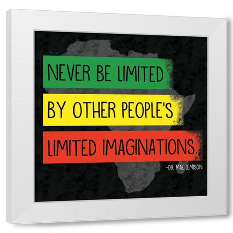Quote 3 Mae White Modern Wood Framed Art Print by Gibbons, Lauren