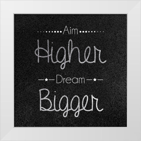 Higher Dreaming White Modern Wood Framed Art Print by Gibbons, Lauren