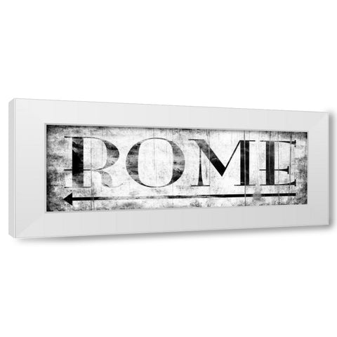 ROME WHITE White Modern Wood Framed Art Print by Grey, Jace