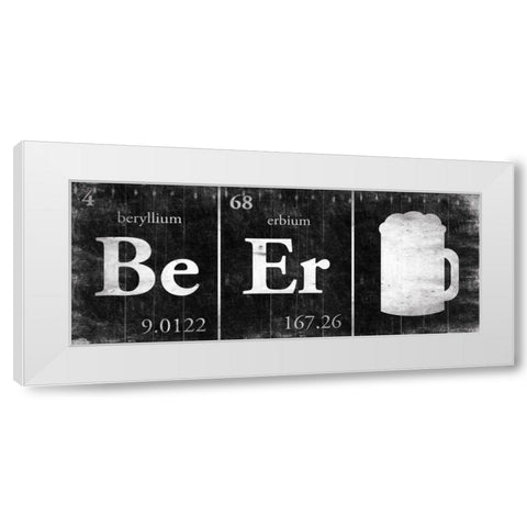 BeEr White Modern Wood Framed Art Print by Grey, Jace