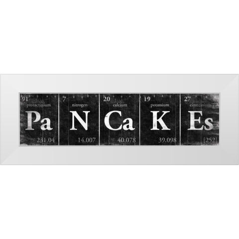 PaNCaKEs White Modern Wood Framed Art Print by Grey, Jace