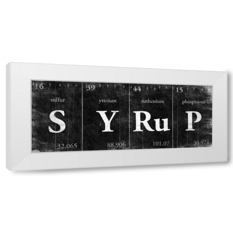 SYRuP White Modern Wood Framed Art Print by Grey, Jace