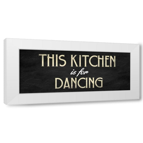 Kitchen White Modern Wood Framed Art Print by Grey, Jace