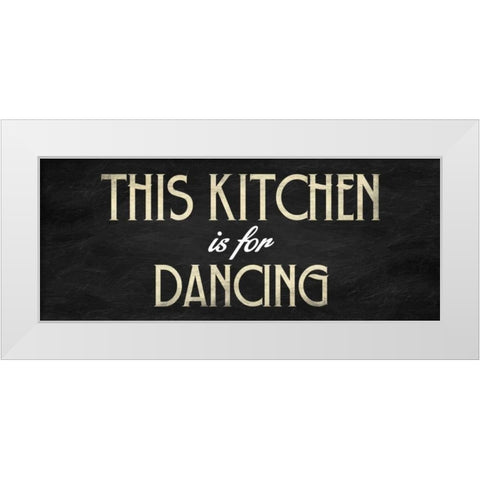 Kitchen White Modern Wood Framed Art Print by Grey, Jace