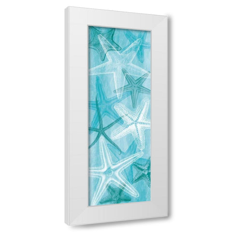 Look Through The Sea Of Stars White Modern Wood Framed Art Print by Grey, Jace