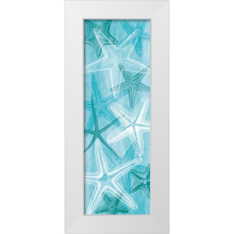 Look Through The Sea Of Stars White Modern Wood Framed Art Print by Grey, Jace