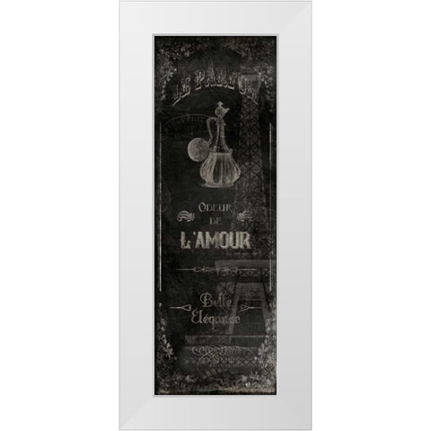 Le Parfum Black White Modern Wood Framed Art Print by Grey, Jace