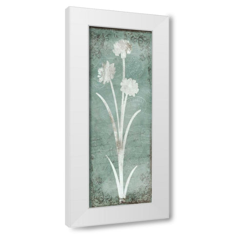 Postal Floral Silo White Modern Wood Framed Art Print by Grey, Jace