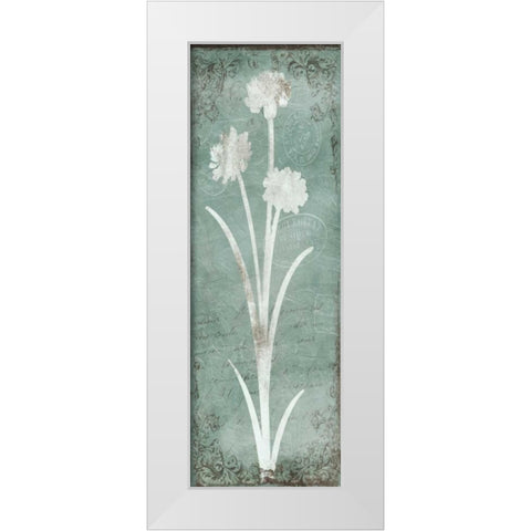 Postal Floral Silo White Modern Wood Framed Art Print by Grey, Jace