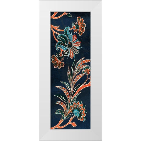 Vic Tropical Floral White Modern Wood Framed Art Print by Grey, Jace