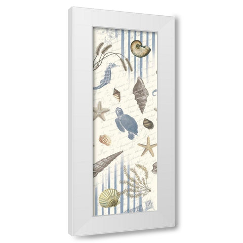 Coastal Mix White Modern Wood Framed Art Print by Grey, Jace