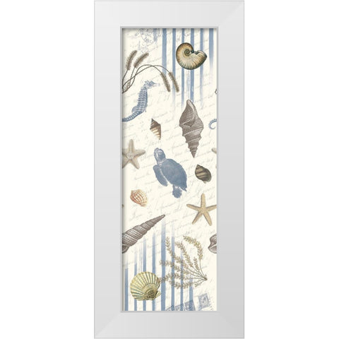 Coastal Mix White Modern Wood Framed Art Print by Grey, Jace