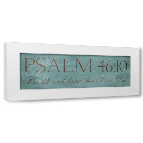 Be Still White Modern Wood Framed Art Print by Grey, Jace