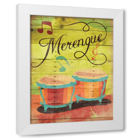 Merengue II White Modern Wood Framed Art Print by Grey, Jace