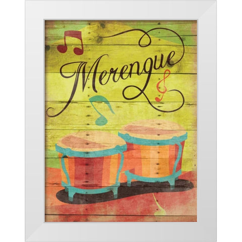 Merengue II White Modern Wood Framed Art Print by Grey, Jace