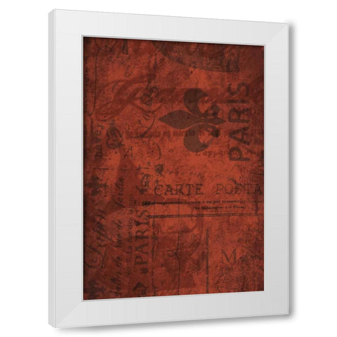 Paris E White Modern Wood Framed Art Print by Grey, Jace