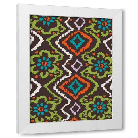 Flow White Modern Wood Framed Art Print by Grey, Jace