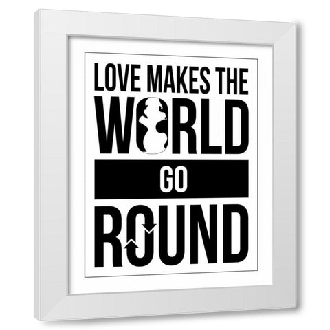 Text B2 White Modern Wood Framed Art Print by Grey, Jace