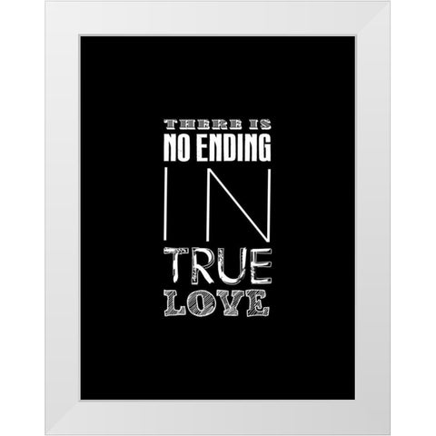 True Love 2 White Modern Wood Framed Art Print by Grey, Jace