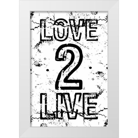 L2L White Modern Wood Framed Art Print by Grey, Jace