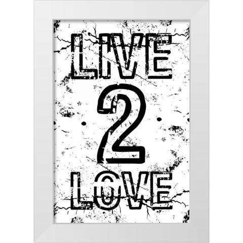 L2L Mate White Modern Wood Framed Art Print by Grey, Jace