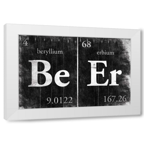 BeEr White Modern Wood Framed Art Print by Grey, Jace