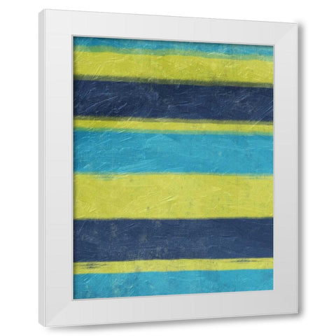 Cool Hues 2 White Modern Wood Framed Art Print by Grey, Jace