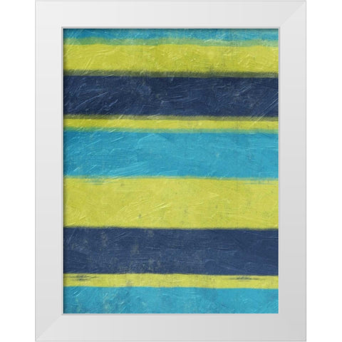 Cool Hues 2 White Modern Wood Framed Art Print by Grey, Jace